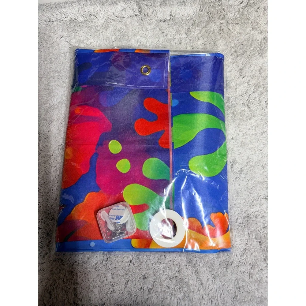 Happy 3rd Birthday Shark Backdrop Under the Sea Party Banner 71x43in‎ New READ